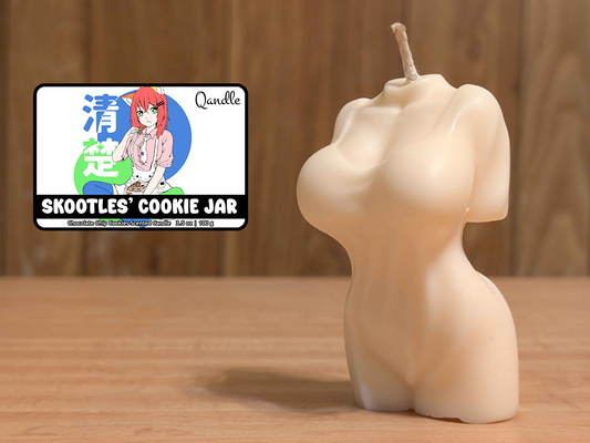 Skootles' Cookie Jar Feminine Body Candle