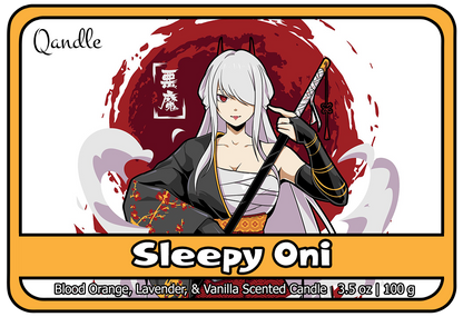 Sleepy Oni Feminine Body Candle