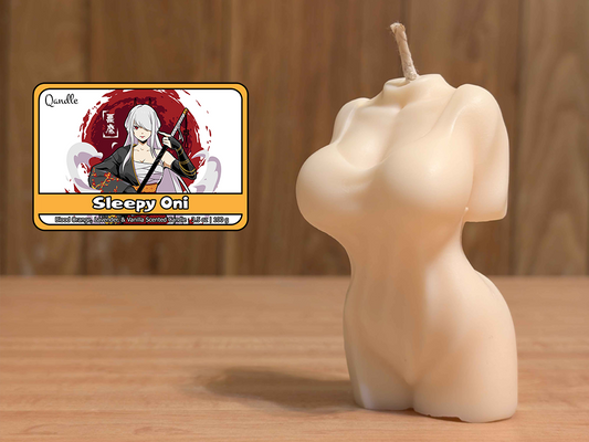 Sleepy Oni Feminine Body Candle