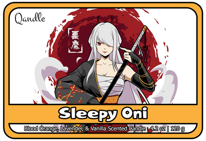 Sleepy Oni Masculine Body Candle