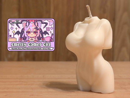 Smelly Gamer Girl Feminine Body Candle