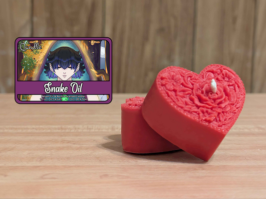 Snake Oil Heart Candles