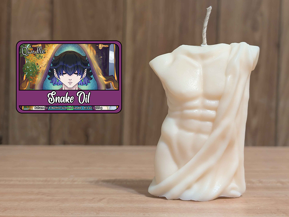 Snake Oil Masculine Body Candle