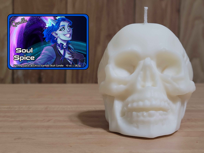 Soul Spice Skull Candle