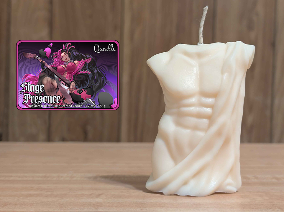 Stage Presence Masculine Body Candle