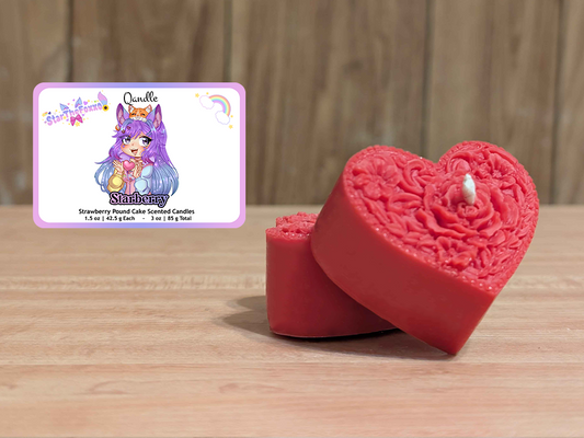 Starberry Heart Candles