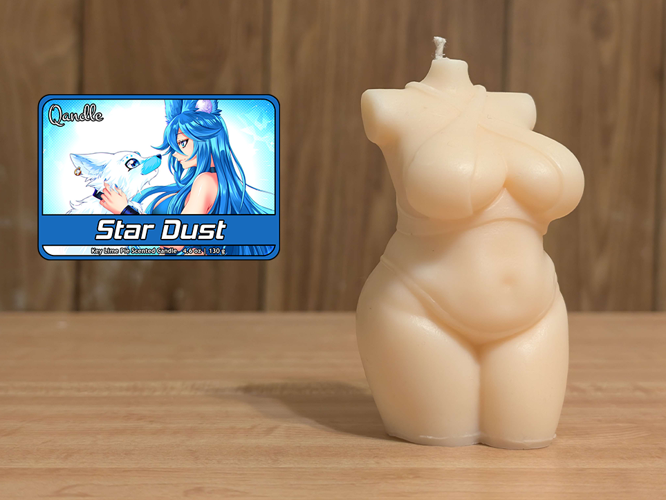 Star Dust Curvy Body Candle