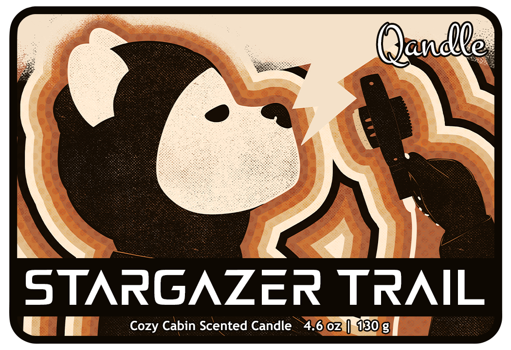 Stargazer Trail Curvy Body Candle