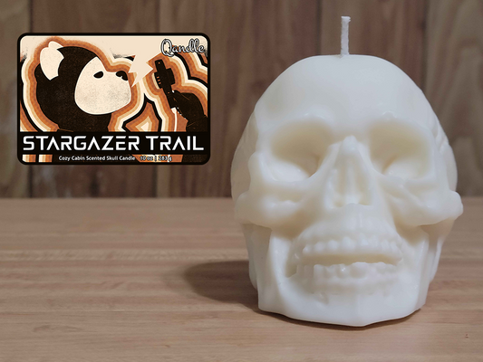 Stargazer Trail Skull Candle