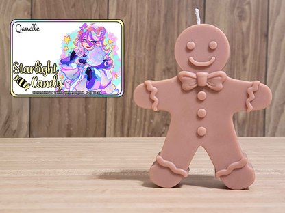 Starlight Candy Gingerbread Man Candle