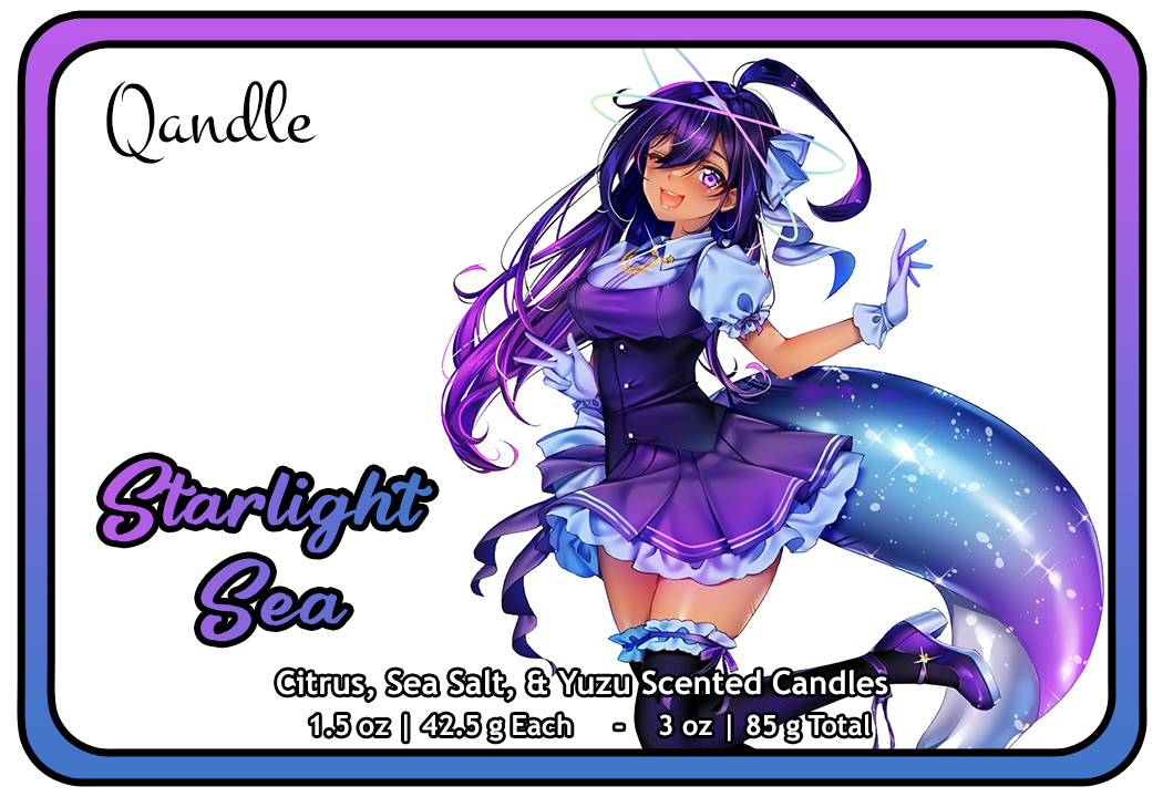 Starlight Sea Heart Candles