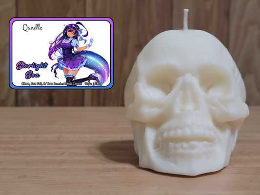 Starlight Sea Skull Candle