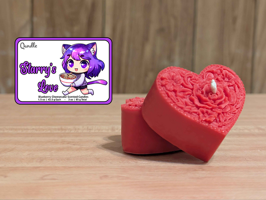 Starry's Love Heart Candles