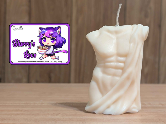 Starry's Love Masculine Body Candle