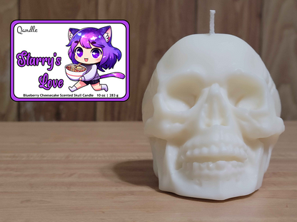 Starry's Love Skull Candle