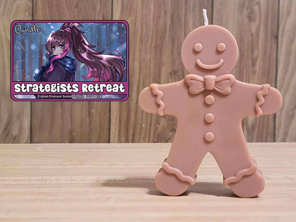 Strategists Retreat Gingerbread Man Candle