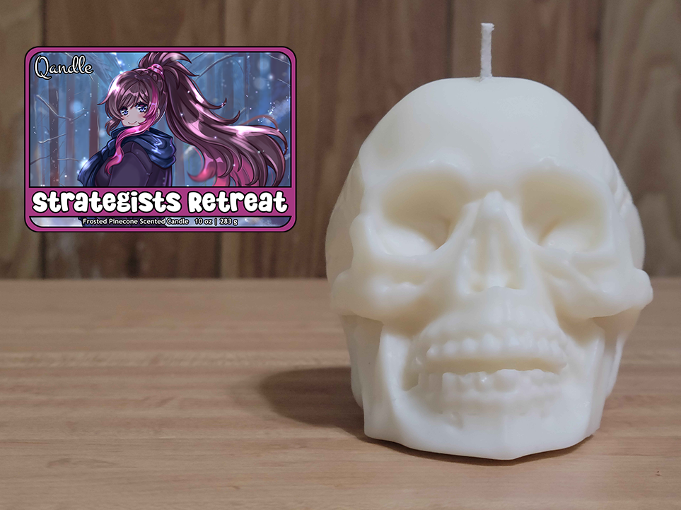Strategists Retreat Skull Candle