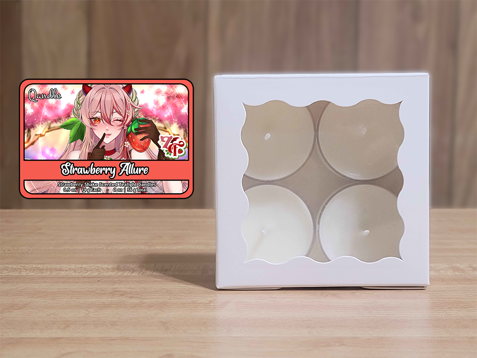 Strawberry Allure Tealight Candles