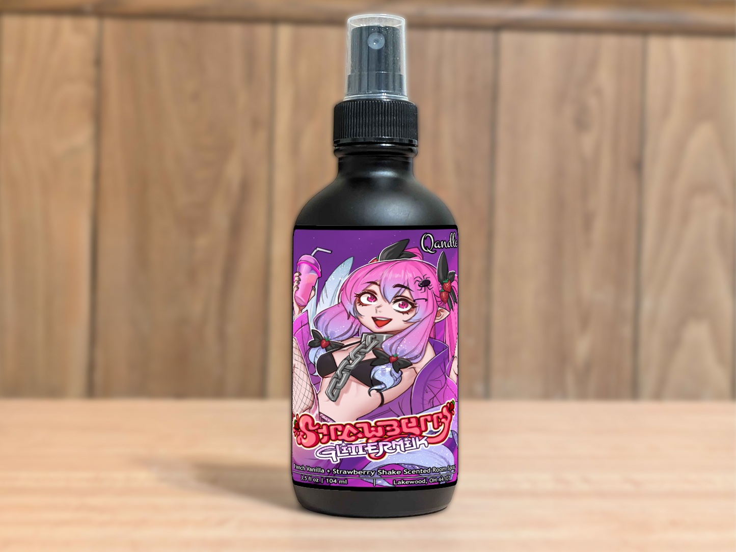 Strawberry Glittermilk Room Spray