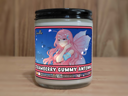 Strawberry Gummy Antenna Candle