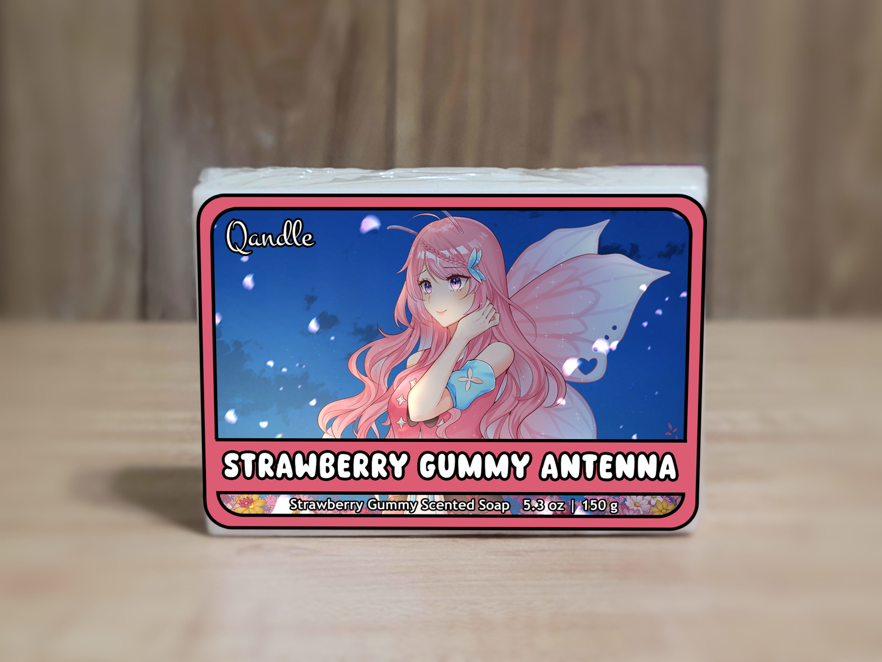 Strawberry Gummy Antenna Soap Bar