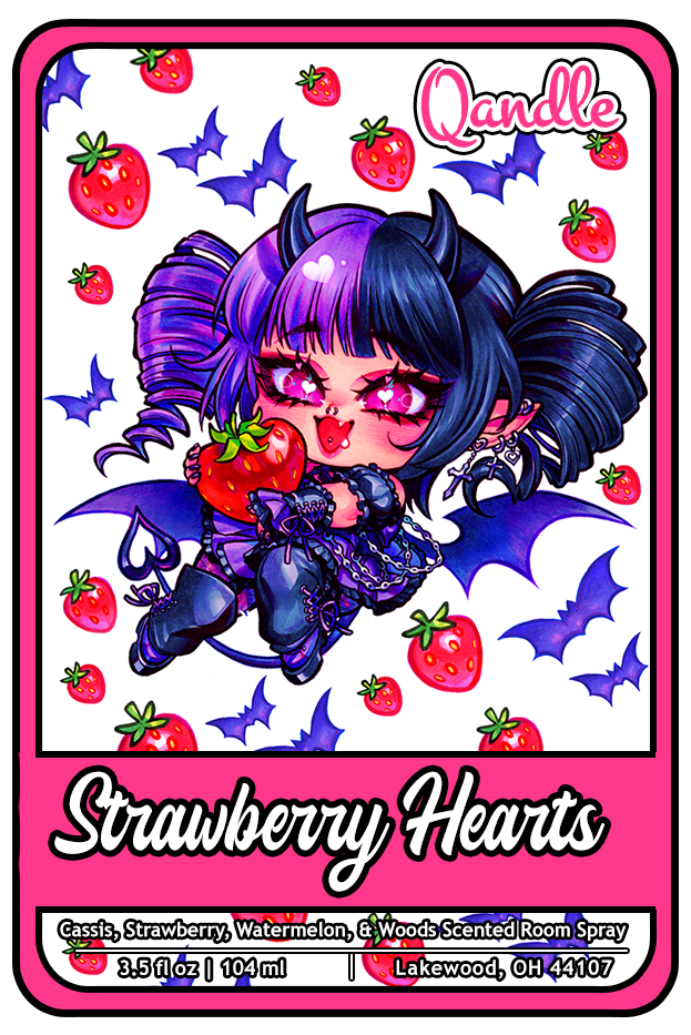 Strawberry Hearts Room Spray