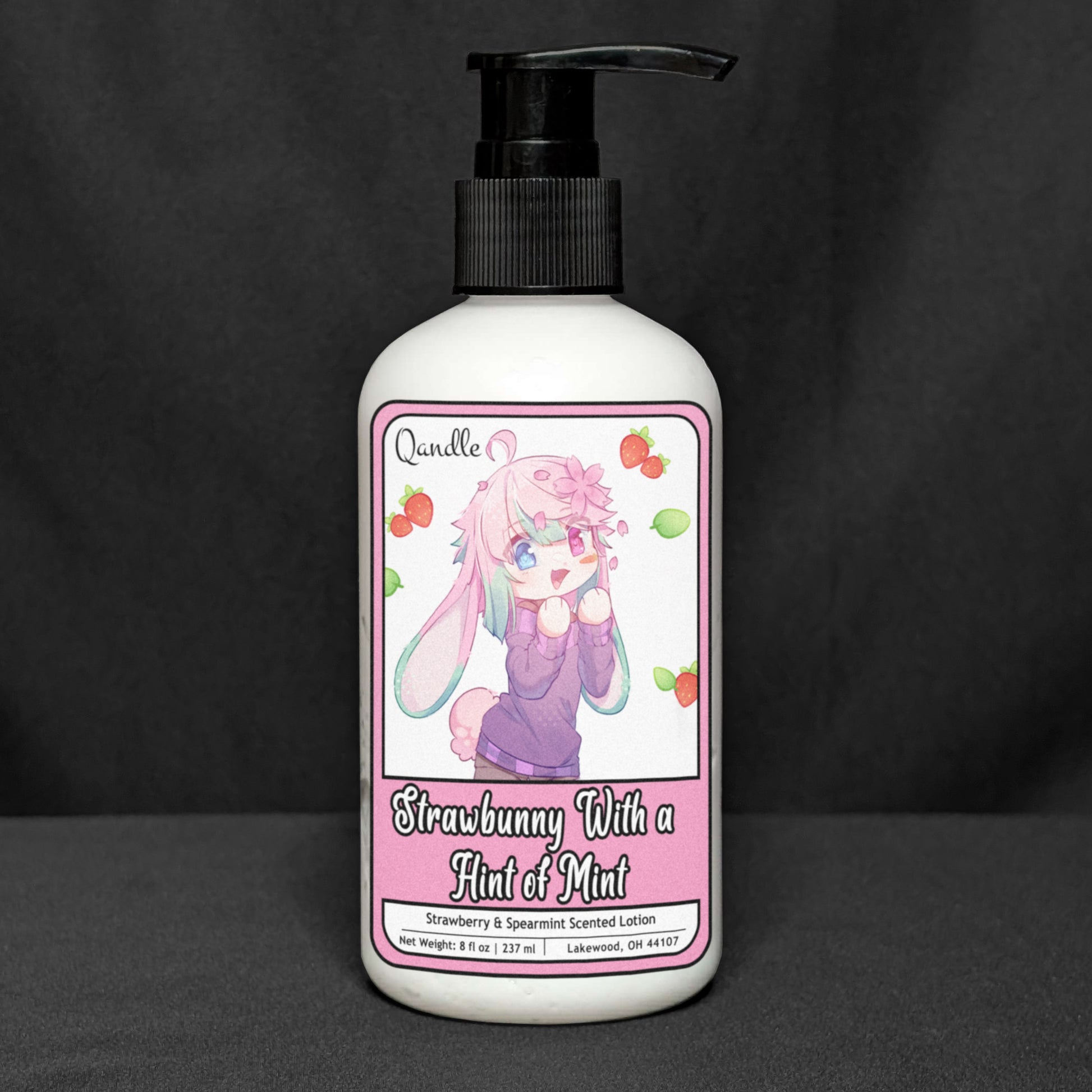 Strawbunny With a Hint of Mint Lotion