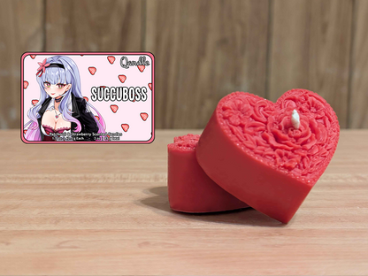 Succuboss Heart Candles