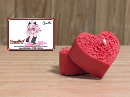 SuccuButt Heart Candles