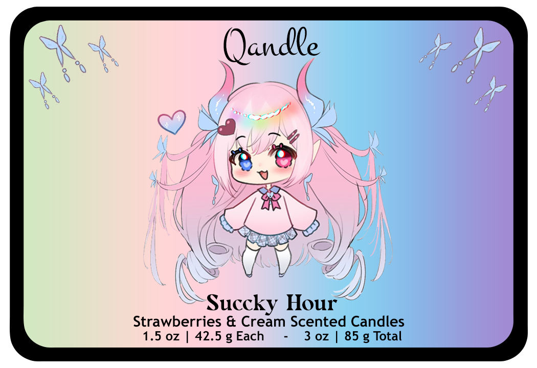 Succky Hour Heart Candles