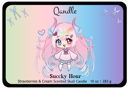 Succky Hour Skull Candle