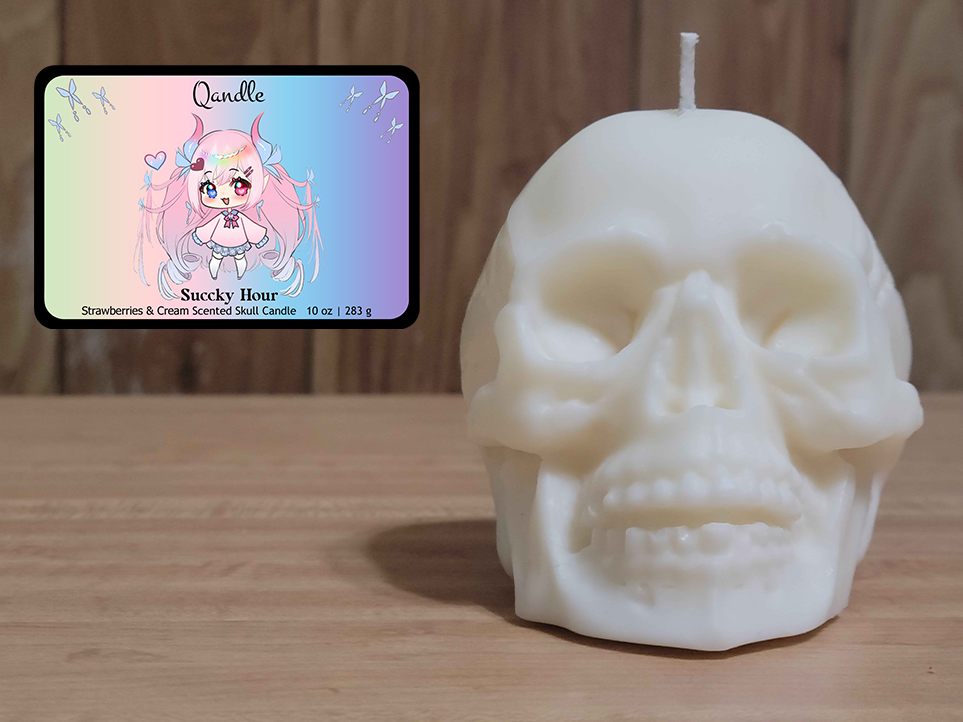 Succky Hour Skull Candle