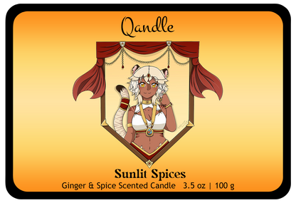 Sunlit Spices Feminine Body Candle