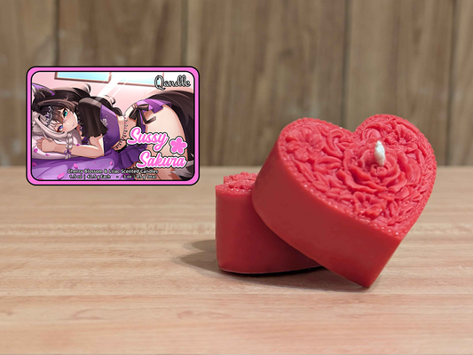 Sussy Sakura Heart Candles