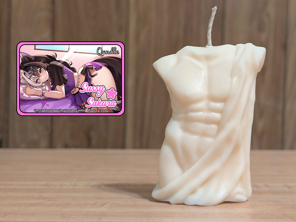 Sussy Sakura Masculine Body Candle