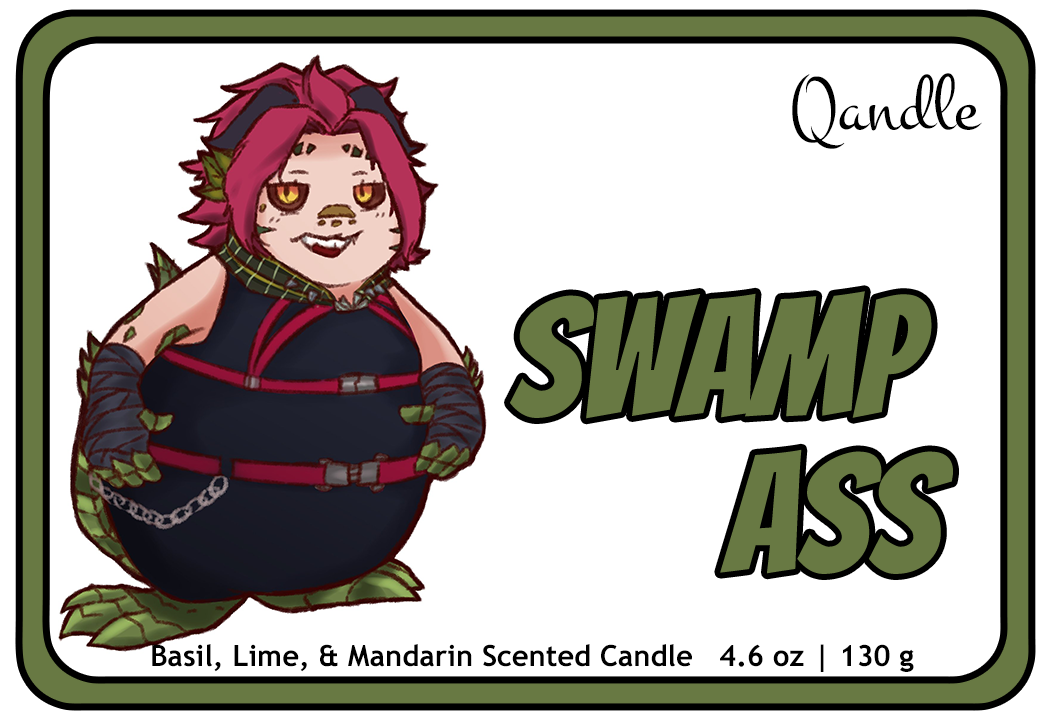 Swamp Ass Curvy Body Candle