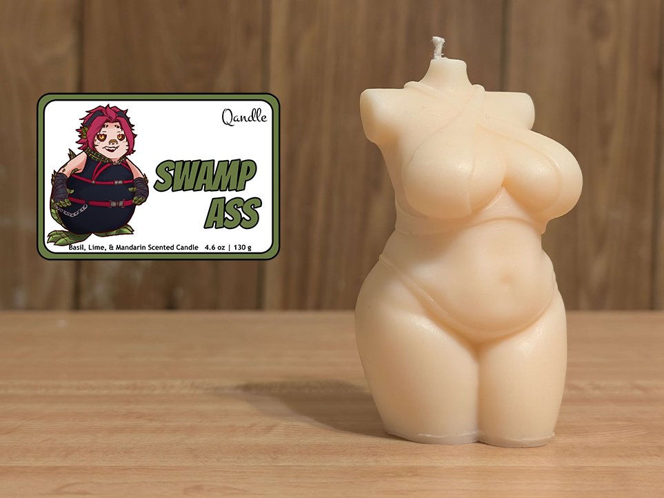 Swamp Ass Curvy Body Candle