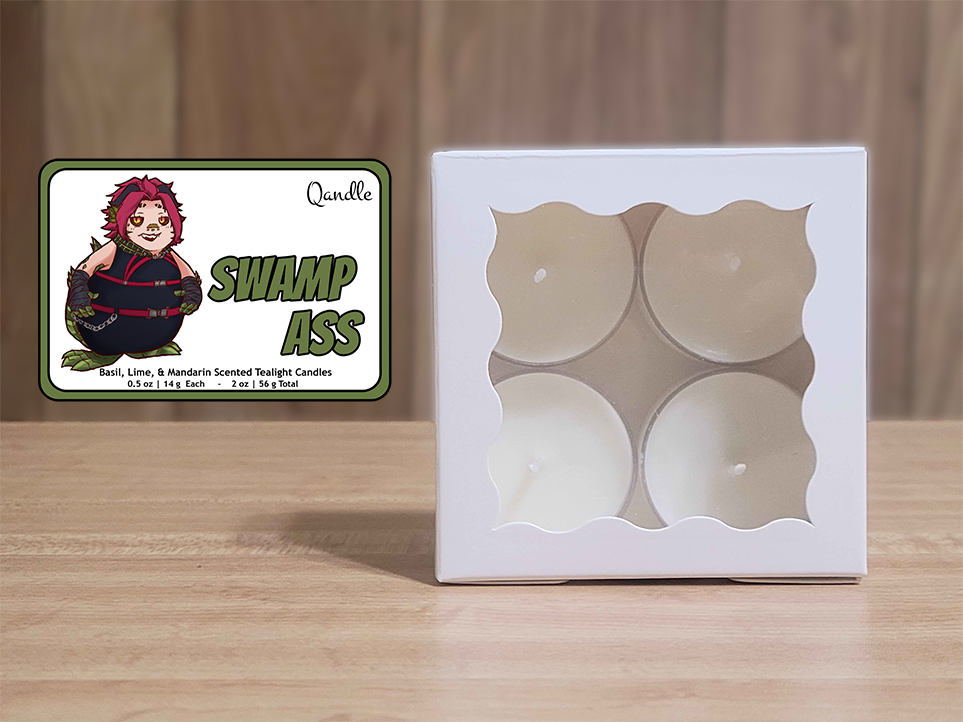 Swamp Ass Tealight Candles