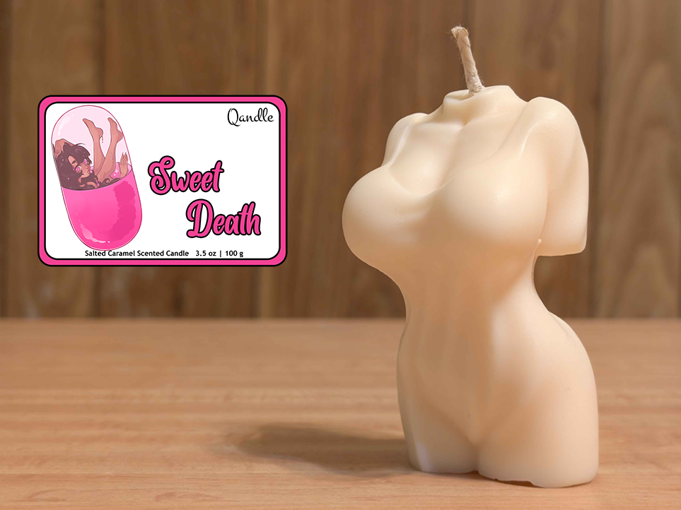 Sweet Death Feminine Body Candle