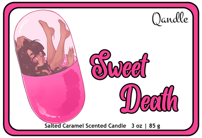 Sweet Death Gingerbread Man Candle