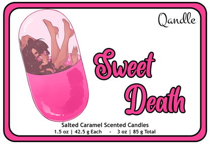 Sweet Death Heart Candles