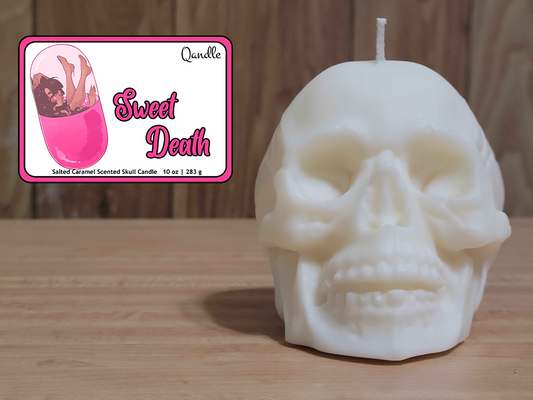 Sweet Death Skull Candle