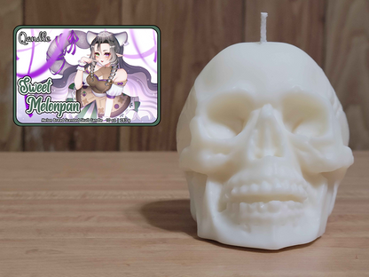 Sweet Melonpan Skull Candle