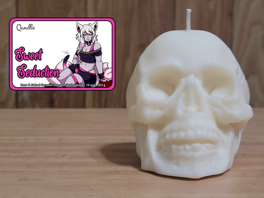 Sweet Seduction Skull Candle