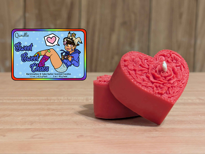 Sweet Sweet Chaos Heart Candles