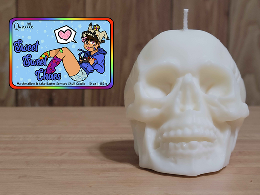 Sweet Sweet Chaos Skull Candle