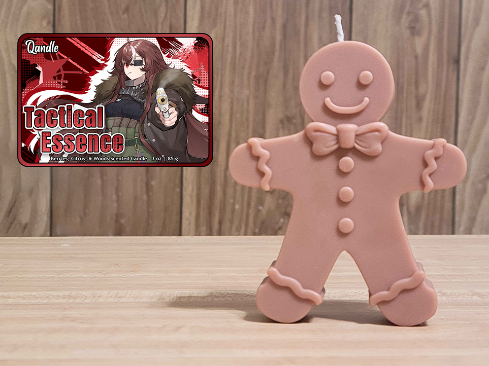 Tactical Essence Gingerbread Man Candle