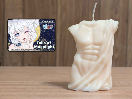 Tails of Moonlight Masculine Body Candle