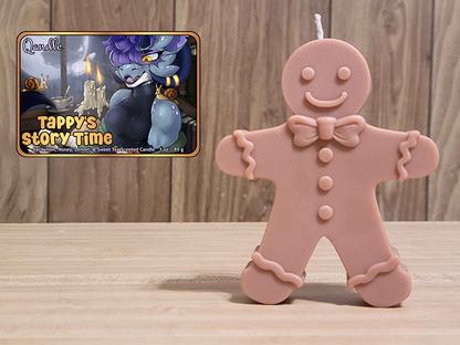 Tappy's Story Time Gingerbread Man Candle