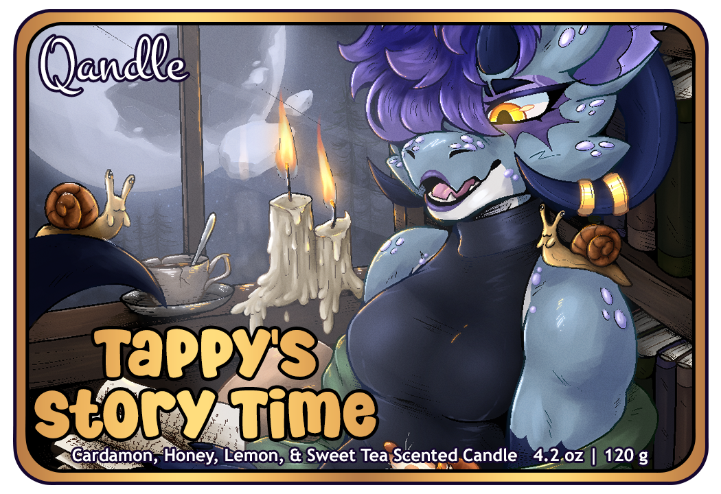 Tappy's Story Time Masculine Body Candle